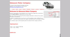Desktop Screenshot of glenavonmotors.co.uk